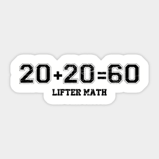 Lifter Math Sticker